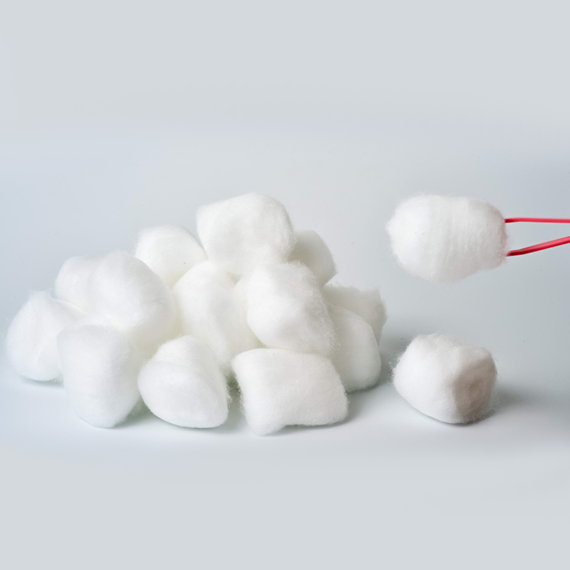 100% Absorbent Medical Cotton Balls Biodegradable Safety white Color