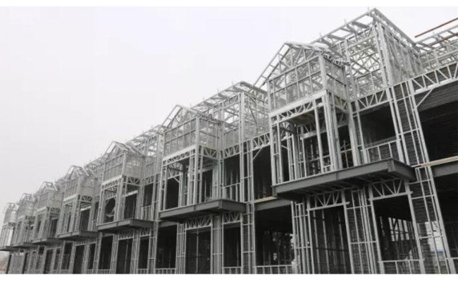 Prefabricated Steel Houses Decoration Q550 Galvanized Light Steel Keel