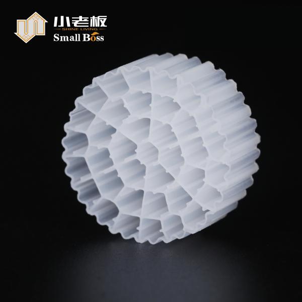PE37 HDPE Material White Plastic Mbbr Bio Filter Media for Sewage Water