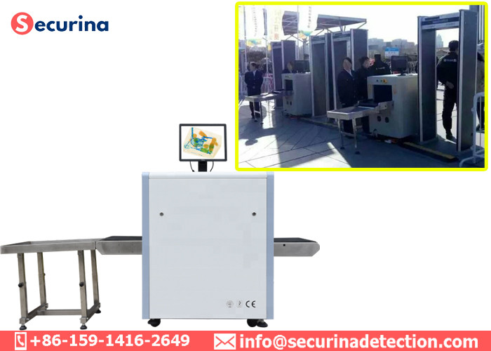 5030 X Ray Baggage Scanner 500mm×300mm Tunnel Size High Density Region Alarm