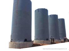 125 -150 Cbm Vertical Steel Lined Plastic (LLDPE) Storage Tank for HCl (max 35%) , Naoh (max 50%) , Naclo (max 10%) , H2so4 Chemical Liquid Corrosion Resistance