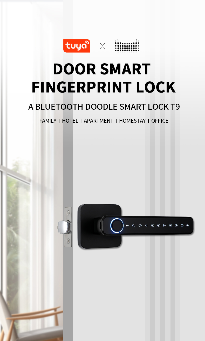 Security Smart Door Lock System / Residential Fingerprint Door Locks
