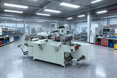 China SR-350Z Automatic Medium Speed Precision Label Die Cutting Machine With Auto Waste Stripping & Registration Control on sale