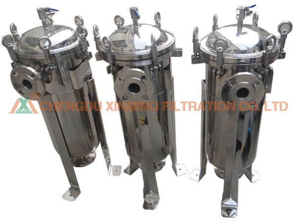Bag Series Stainless Steel Liquid Bag Filter Machine For Precision Liquid Filtration