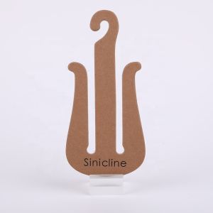  3mm Biodegradable Customized Sandal Paper Hanger Cardboard Hanger Hooks Manufactures