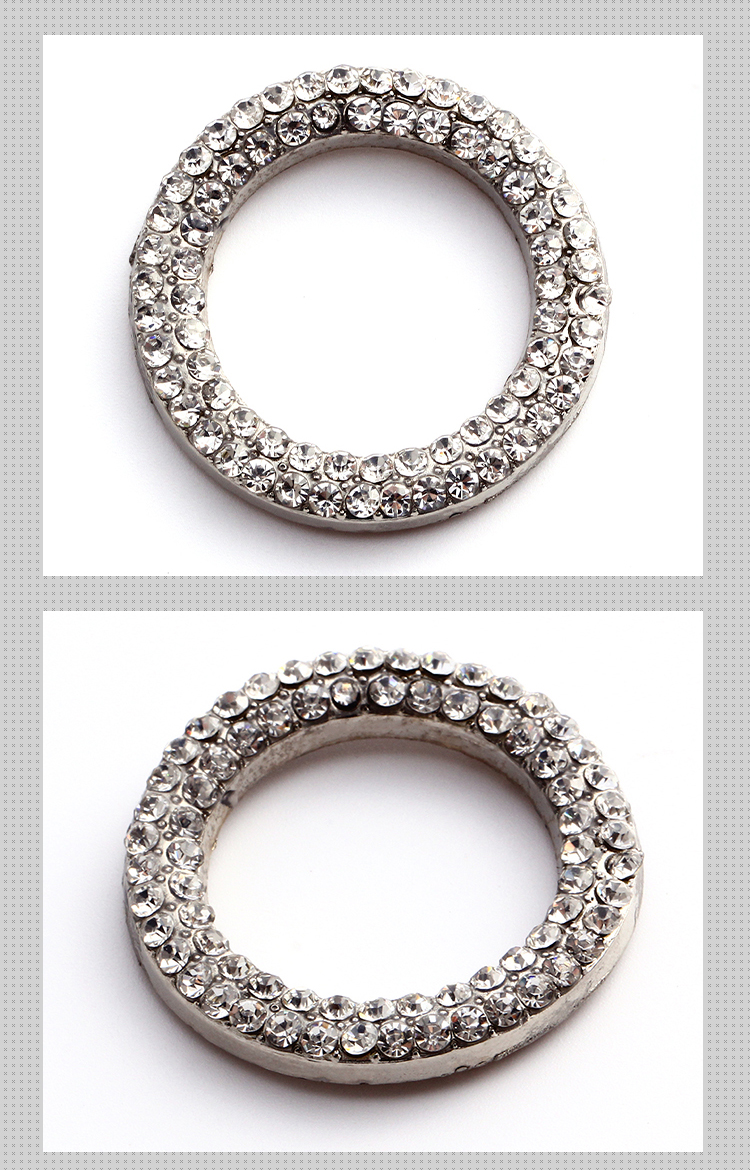 Circle Style Decorative Shoe Clips External 32mm Inner 23MM Size
