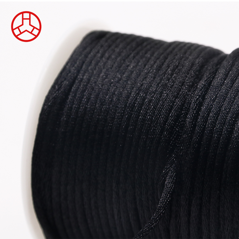 Spun Yarn Type Polyester Rat Tail Thread for Durable Knotting and High Wear Resistance