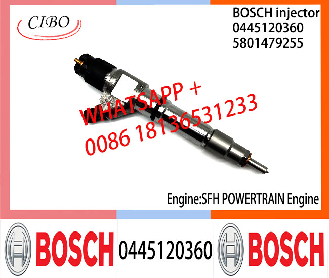 BOSCH 0445120360 Neutral Diesel Fuel Injector Assembly 0445120360 5801479255 ForSFH POWERTRAIN Engine
