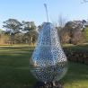 Buy cheap Outside Design Abstract Metal Garden Sculptures Pear Fruit Sculpture from wholesalers