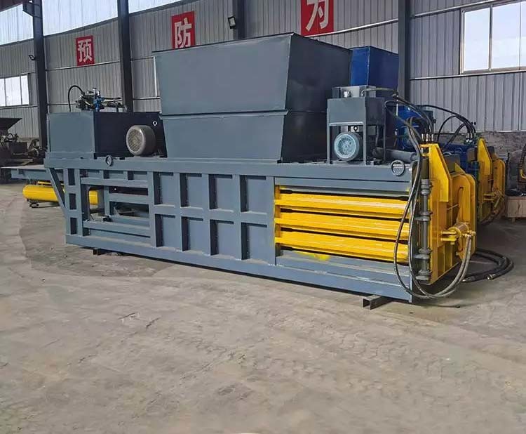 Straw Wool Automatic Hydraulic Baler Horizontal Baler Machine
