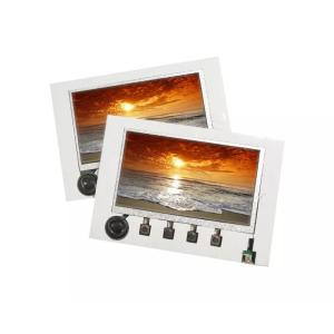 tft 4.3 inch LCD video card modules with push button and internal electronics