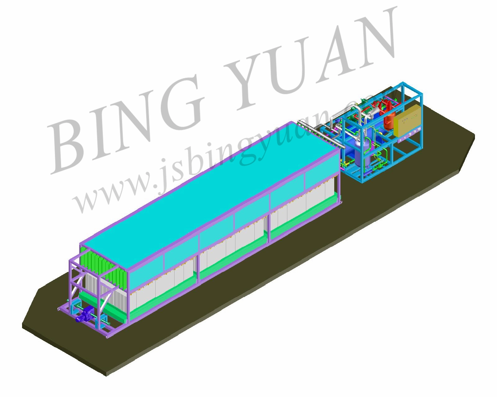 10 ton Direct Refrigeration Block Ice Machine Plant, block ice machine,ice plant machinery