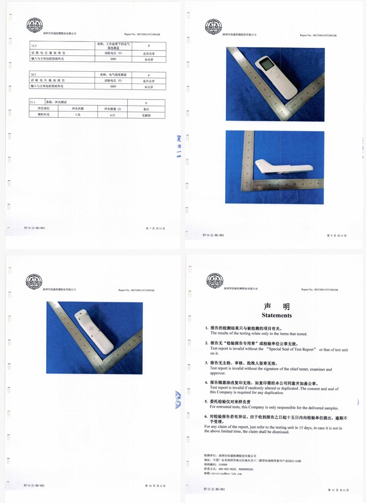 Easily Visible Electronic Digital Thermometer , Touchless Infrared Thermometer