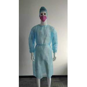 S&J Breathable and Flexible Disposable Non woven pp pe Medical Isolation Gown