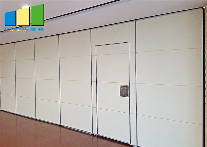 Folding Partition Wall Acoustic Room Dividers Movable Partition Wall With Door