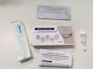 China One Step Aids Hiv Combo Test Kit Saliva / Oral Medical Diagnostic on sale