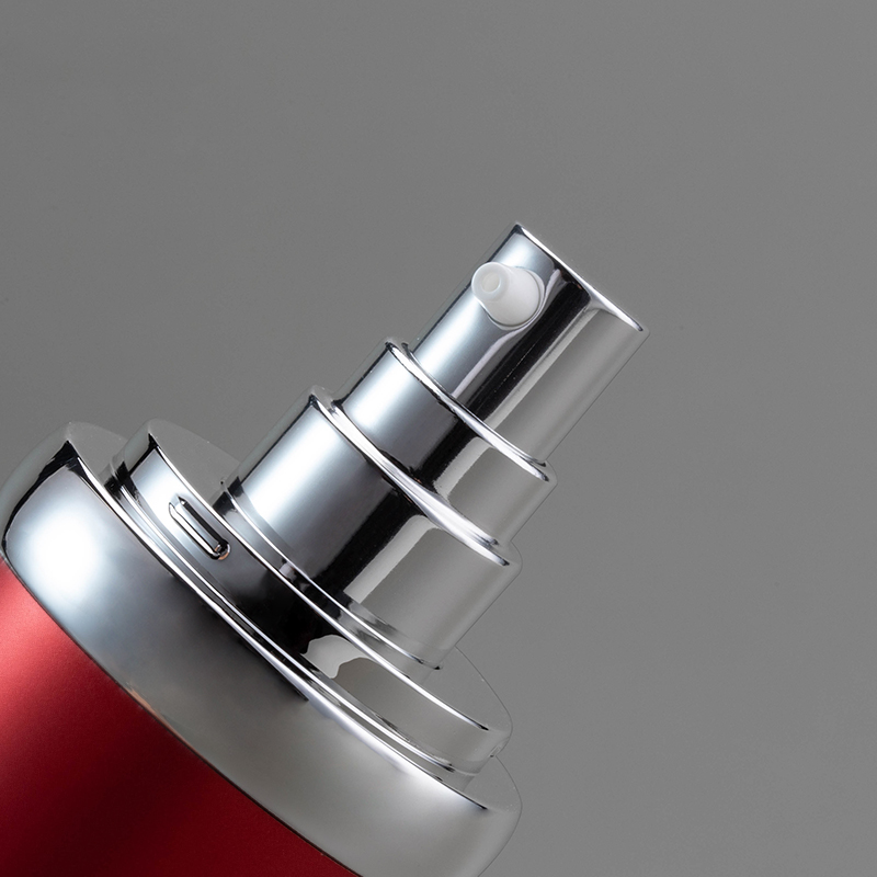 Recycled ABS Round Airless Snap On Stand Up Straight Cosmetic Bottle 15ml