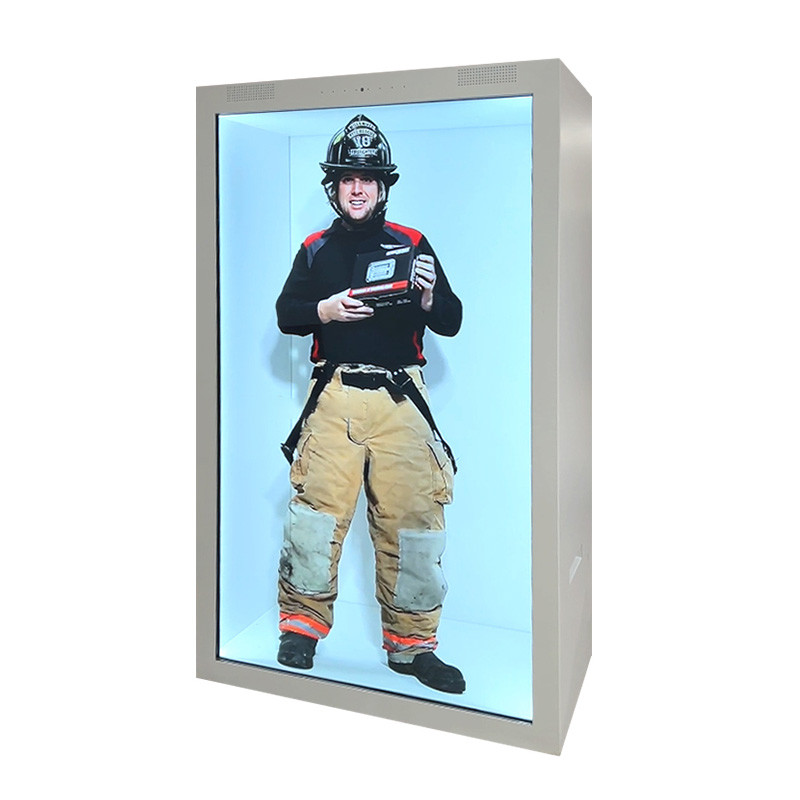  Customizable Transparent LCD Display 4K 49in 55in Transparent LCD Box Manufactures