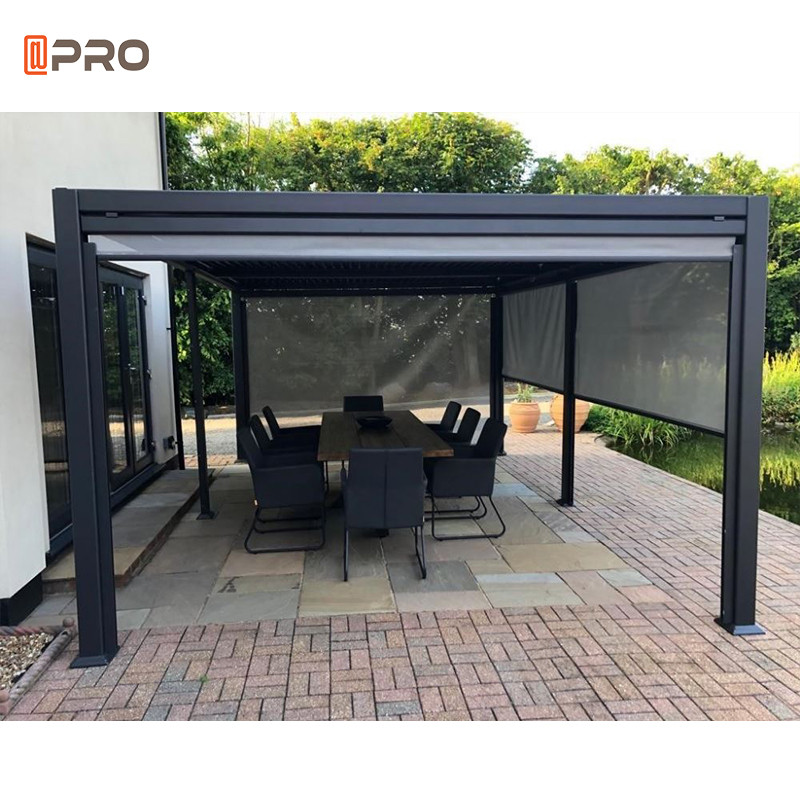 Weather Resistant Modern Aluminum Pergola Adjustable Outdoor Gazebo Kits