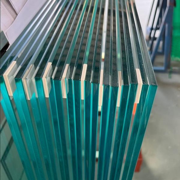6+6mm 66.3 13.14mm 12mm Clear Laminated Glass Soundproof Safety Glass Cut To