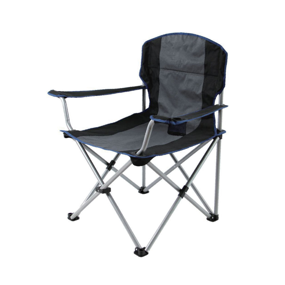 Farmhouse Design Style Foldable Armchair for Camping Outdoor Garden Bearing Weight 100kg