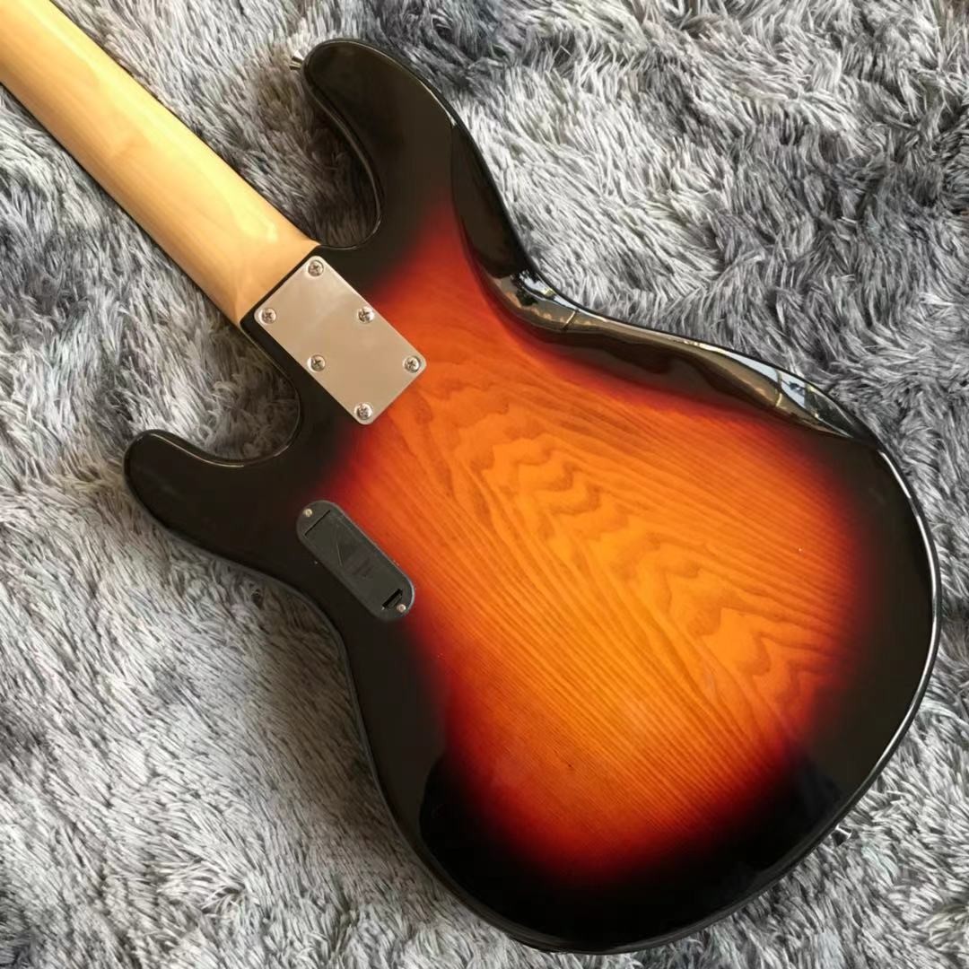 Custom High Quality 5 Strings MM StingRay Active Pickups 9V Battery Electric Bass Guitar
