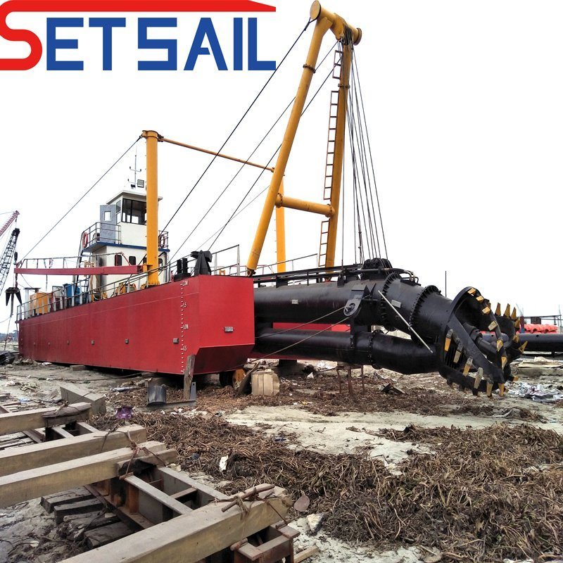 Water Flow 3500m3 Diesel Engine Cutter Suction Dredger with Hydraulic