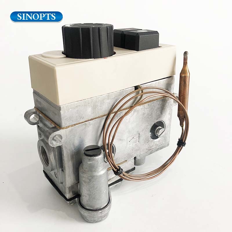 Gas Fryer Thermostat Control Valve 30-90 Degree LPG Thermostatic Valves Gas Safety Control Valve