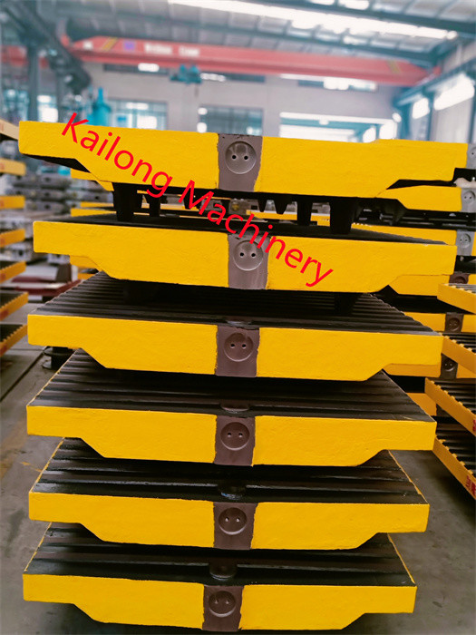 Cast Iron Shuttle Pallet Car For Automatic HWS Moulding Line