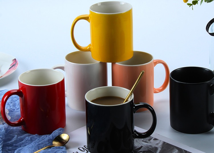 11 Ounce Ceramic Mug Cup For Tea Cocoa Mulled Drinks