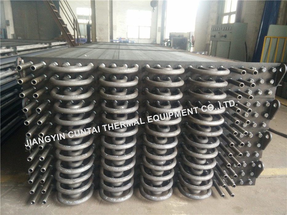 HH / H type Heat Exchanger Finned Tubes With SA192 SMLS Tube Material High Efficiency
