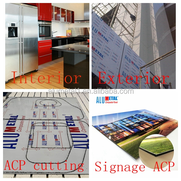 4mm Aluminium Composite Panel 1500mm Alloy 1100 Partition Panel Sheet