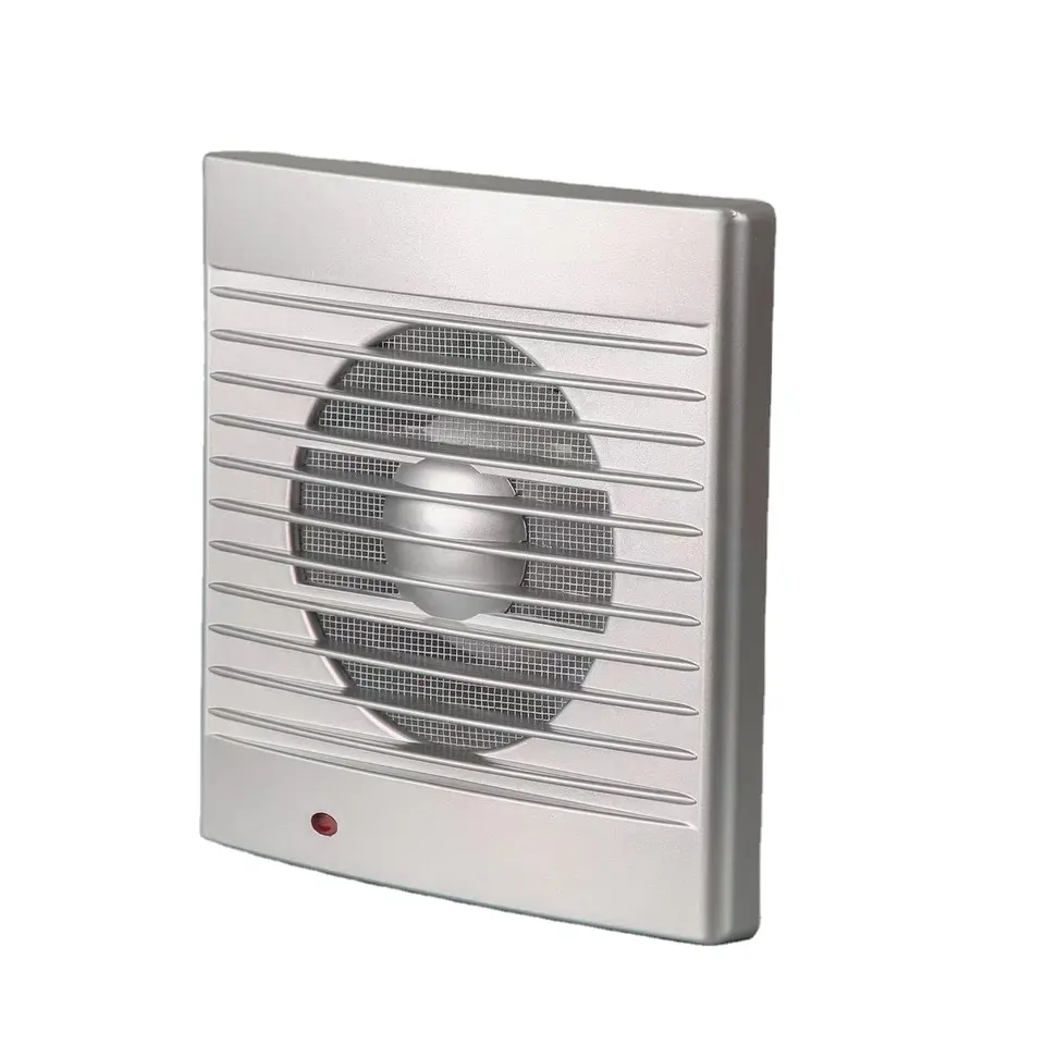 120V Axial Flow Plastic Silent Wall Mounted Home Bathroom Ventilation Air Extractor Fan