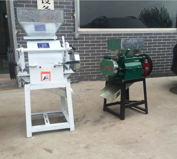 2200w Oat Flaking Machine Wheat And Cereal Flakes Machine Carbon Steel