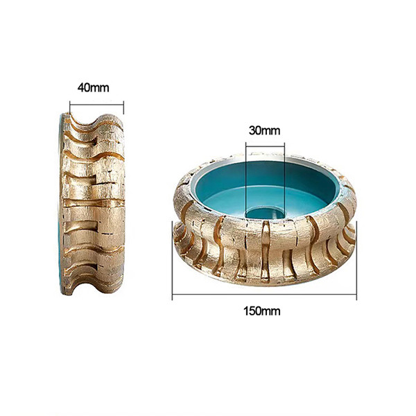 Edging Granite Marble 6 Diamond Grinding Wheel Router Bit Profile Wheel