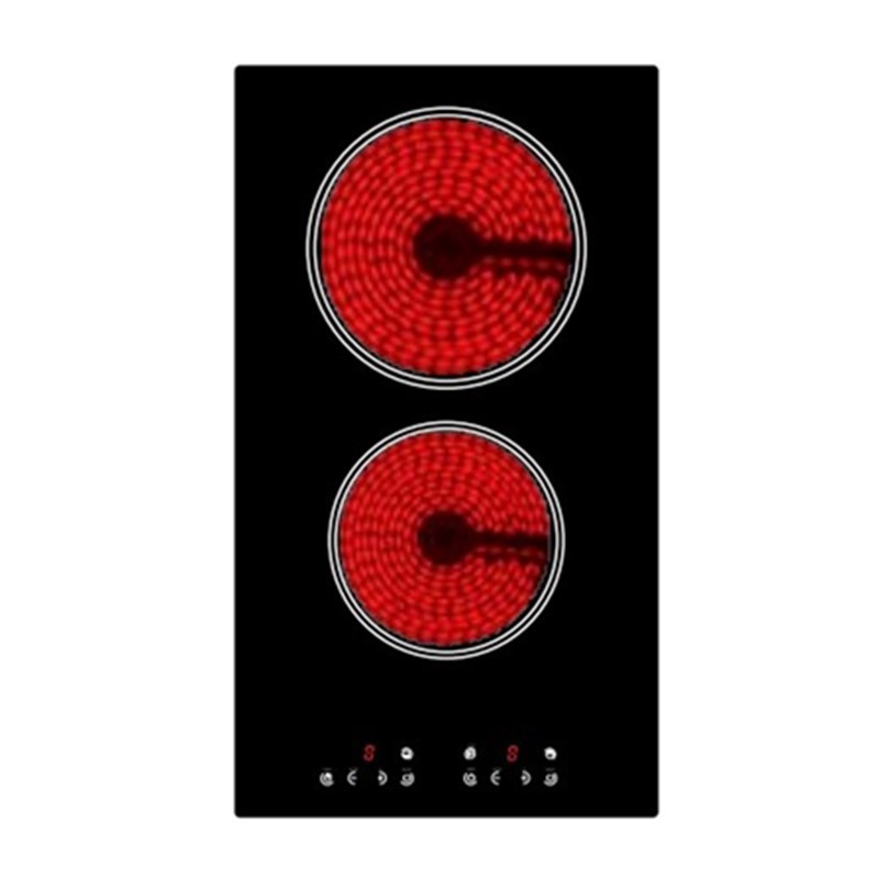 Sensor Touch 60Hz 3000w Two Burner Ceramic Cooktop