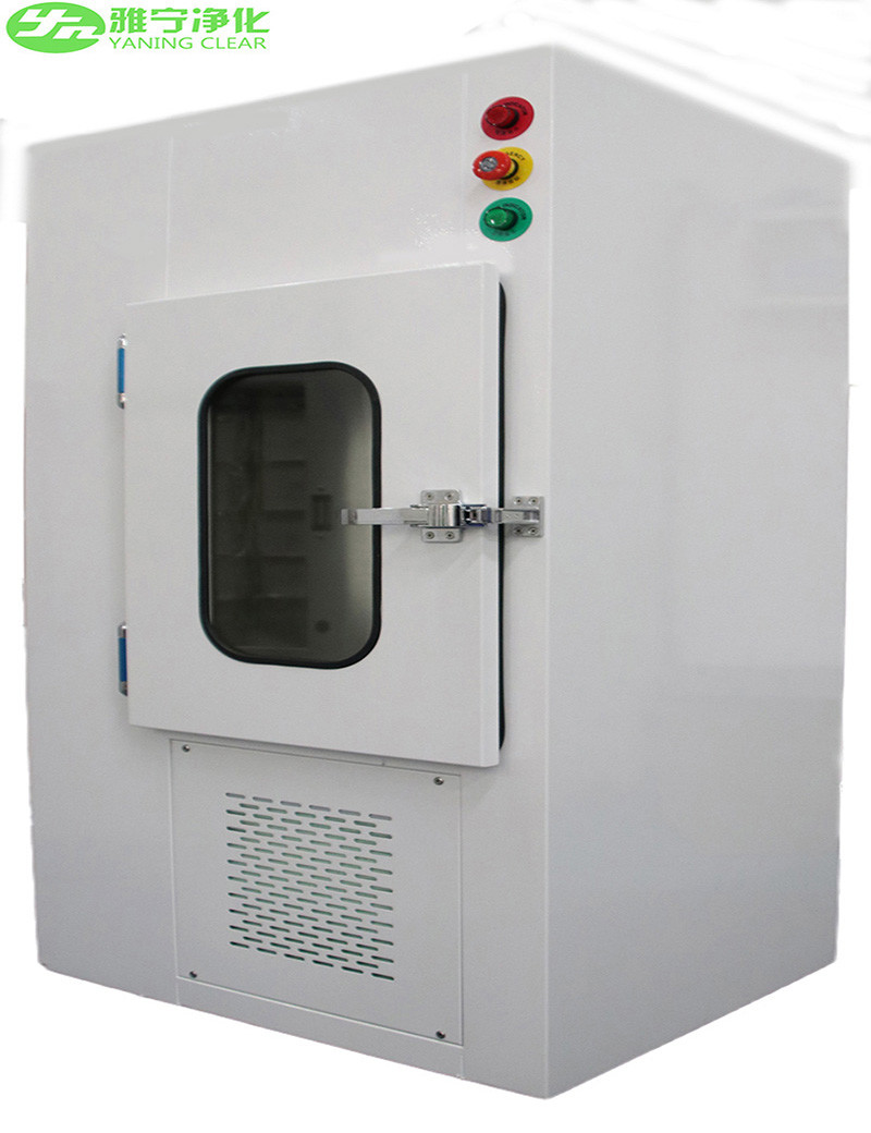 Customized Cleanroom Pass Box Sand Light Stainless Steel With Powder Coated