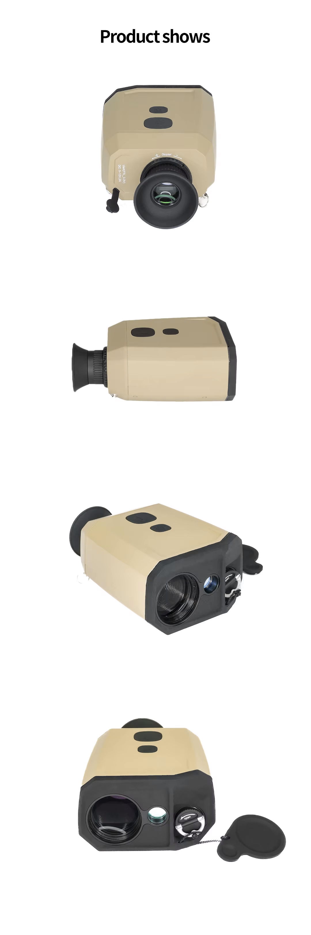3.5km -10km Laser Rangefinder Binoculars Long Distance Night Vision Binoculars With Rangefinder