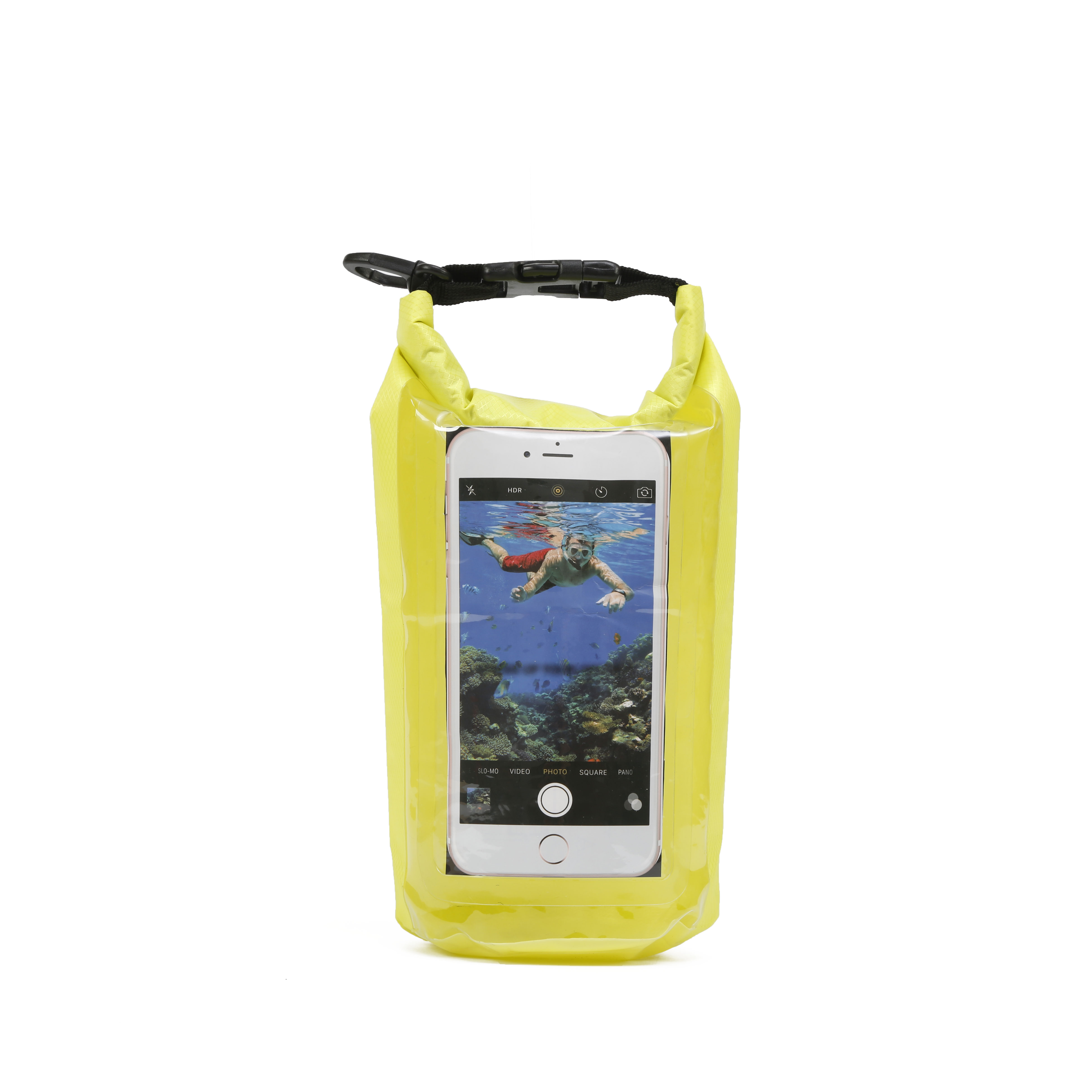 Thickness 0.23mm 2L 210T PVC Triathlon Dry Bag With Phone Holder