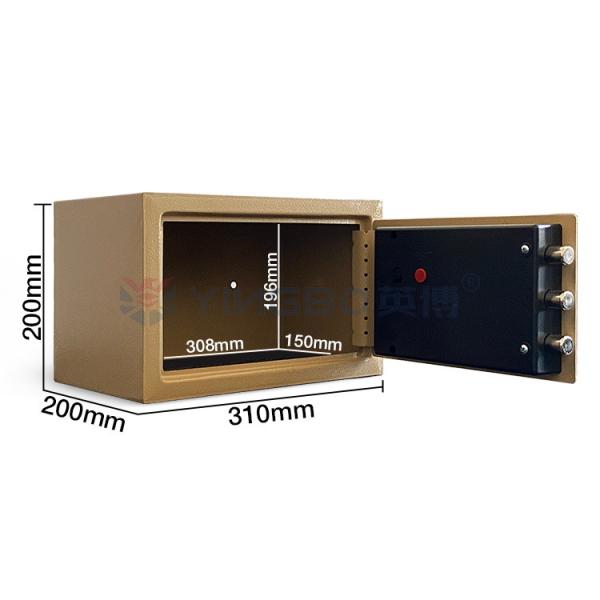 Anti Theft Electronic Digital Safes For Home With Full Digit Keypad 2 Keys And 3