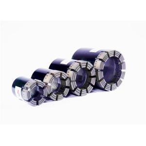 Impregnated Diamond Core Bits BQ NQ HQ PQ Longlife With Face Discharge Holes