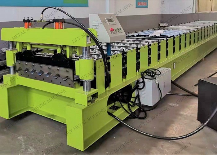 Sinus 1064mm 22 Stations Corrugated Metal Roofing Machine 7500kg