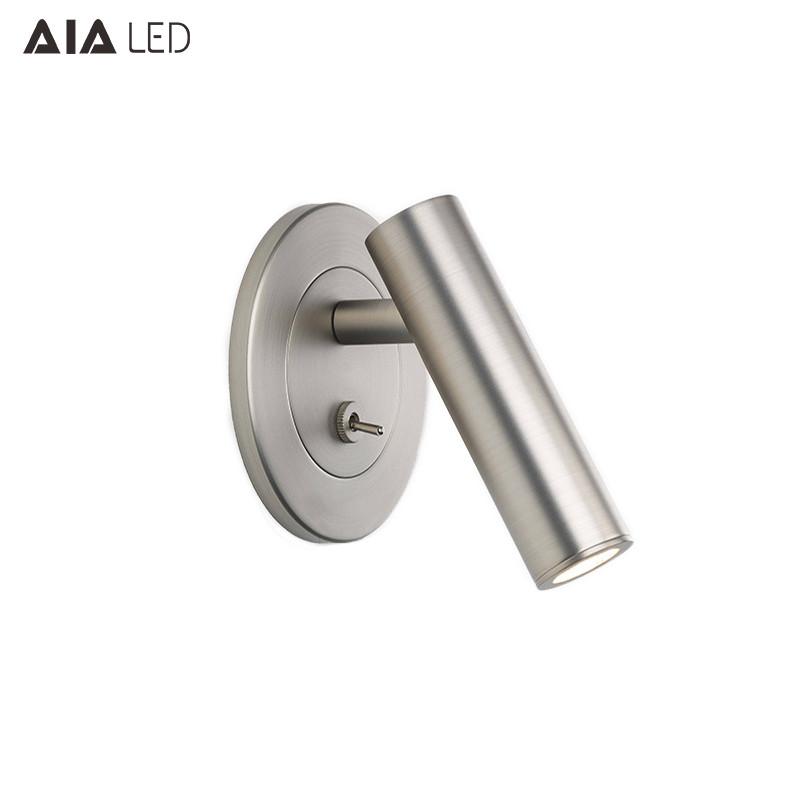 Indoor recessed mounted bedroom bed wall lighting headboard wall light led reading bedside wall lamps for villas