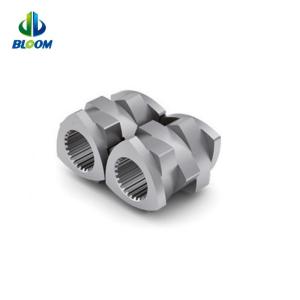 Parallel Co Rotating Twin Screw Plastic Extruder Cobalt Alloy Screw For PEEK