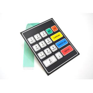 Custom Mulit Button Tactile Membrane Switch Keyboard Without Metal Dome Inside