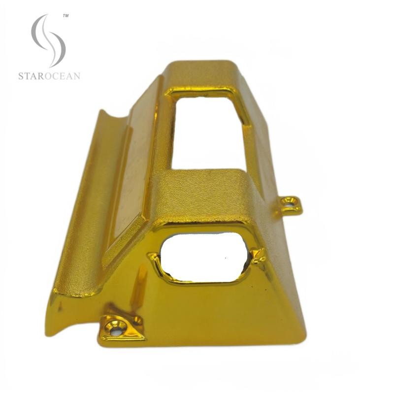 Geometric Shape Plastic Coffin Decorative Corner American Style With Metal Pole 7#