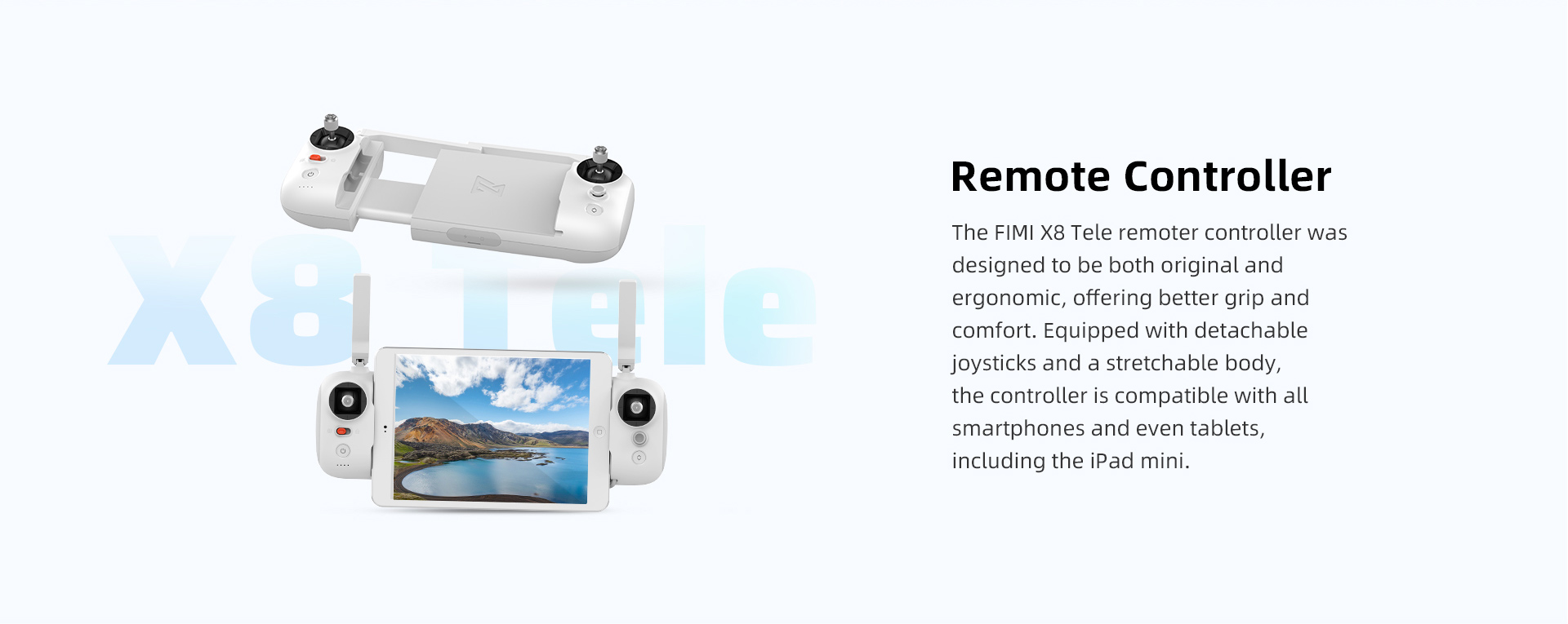 3-axis Gimbal Camera Drone Fimi X8 Tele 4k 60fps Brushless Motor for 37mins Flight Time