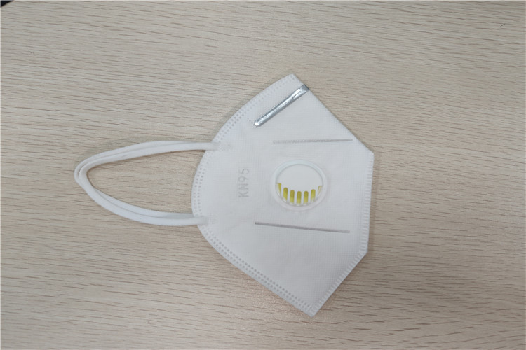 White Dust Proof Face Mask Soft Cotton Melt Blown Filter Valve Material