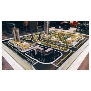 Complex Architectural Scale Model Urban Mixed Use 1:150 Scale Model