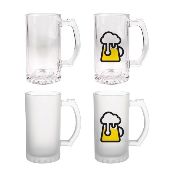 Quality Sublimation Glass Cup Custom Blank Transparent Sublimation Glass Beer Mug For 16oz And 22oz for sale